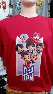Kaos Pria 3 Dimensi Motif Kpop BTS Tshirt Oblong Katun 24s H0180 By Hans & Co