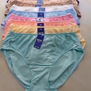 Combo 10 Quần Sịp Lót Nữ Cạp Cao Bigsize 48kg Đến 100kg Chất Cotton Cao Cấp Ohối Ren Mịn Mát Co giãn MarketOnline NT120