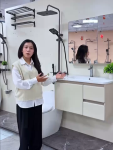 LHệ FREESHIP Tủ gương lavabo phòng tắm KT 47x80 cm nhựa PVC đặc lõi cao cấp siêu bền đẹp  - Bảo hành 10 năm