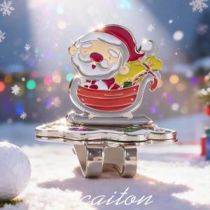 caiton | Caiton Từ Tính Bút Đánh Dấu Bóng Golf Mũ Giáng Sinh Kẹp Lễ Hội Ngày Lễ Phụ Kiện Dành Cho Người Chơi Golf Chất Liệu Sắt/Nam Châm Quà Tặng Cho Nam Nữ