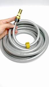 Bộ Dây Tưới Cây Và Rửa Xe Gia Đình Ống Tăng Áp Phi 14mm 2 Đầu Ren 21mm Dài 5m - 20m