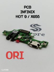CONNECTOR CHARGER INFINIX HOT 9 X655 ORI PAPAN KONEKTOR CAS PCB BOARD CASAN BOARD USB INFINIX HOT 9 X655 ORIGINAL + IC