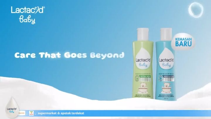 Lactacyd Baby Liquid Soap 60 ml sabun bayi cair untuk rambut dan
