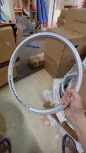 Vành niềng xe đạp Weinmann GOLIATH 20inch 406 (20x1.95/ 2.35) 32 lỗ phanh vành màu bạc.