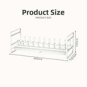 Dish Storage Organizer Drawer Rack