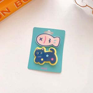 Cute Acrylic Cartoon Dog Hair Clips Girl Heart Duckbill Hair Clips Fringe Hair Clips Side Hair Clips Hair Accessories