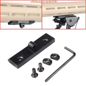 Tactical M-LOK Bipod Mount Handguard Adapter Low Profile AR15 Rifle Accessory Harris Bipods Picatinny Rail