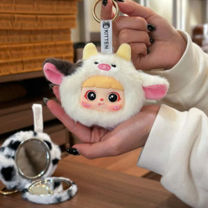 52TOYS | Kitten Makeup Mirror Series Blind Box Cute Creative Design Mirror Exquisite Keychain Toys Decoration Mystery Box Surprise Gifts
