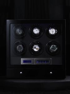 IBBETON Automatic Watch Winder With Watches Safe Box Drawer Store Jewelry Quiet Japanese Mabuchi Motor Watch Storage Winding Accessories Watch Box