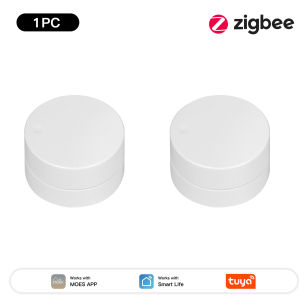 MOES | MOES Tuya Zigbee Smart Scene Switch Rotary Button Wireless Remote Control Light RGB Dimmable Adjustable 5 Actions Home Scenarios