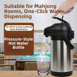 MEISITEKEKE | Large Capacity Stainless Steel Liner Pressure Water Bottle