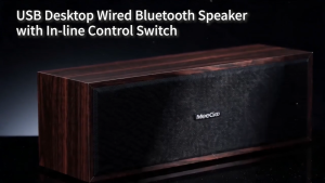 MeeGoo Sound Bar Bluetooth Speaker Desk USB Wired Audio for Phone PC Computer Laptop