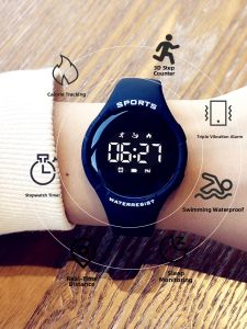 LIBIS | Quiet Vibration Alarm Water Resistant Multifunctional Pedometer Smartwatch