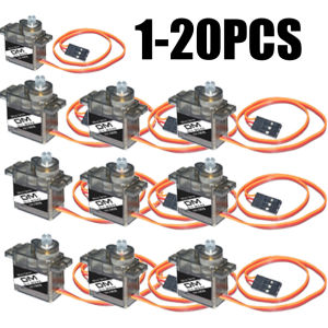 MG90S Servo Diymore 1/4/10/20 Pcs All Metal Gear 9g Upgraded Version For Helicopter Plane Boat Car MG90 9G Trex 450 RC Robot