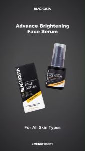 BLACKOSTA Package Bundling 2 Pcs Advance Brightening Face Serum Paket Bright Skincare Pria | 2 Serum