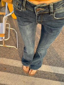 Deep Blue Bell Bottom Jeans Womens Low Waist Stretchy Retro Flared Pants High Waist Lengthened Loose Fit Jeans Denim Blue