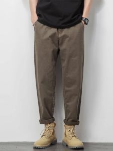 Madness MDNS Wruei Overalls Shawn Yue All-Matching Casual Pants Male Trendy Pure Color Cargo Pants