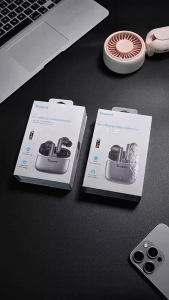 KUKE Earphone Trusmi ENC Noise Cancellation | TWS In-Ear Wireless 5.4 | Headset Bluetooth Earbud ANC Full Bass Premium