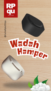 Wadah / Tempat / Kotak Kamper Putih Aesthetic / Kapur Barus/Pewangi Ruangan Warna Putih