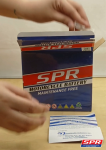Maintenance Free Motorcycle Battery for Honda TMX 125 & CB125 Electric Start - SPR 12N7A-3A MF BS
