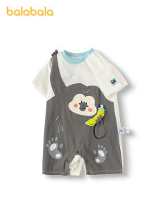 balabala Baby Romper Newborn Crawling Suit Outdoor Summer 2025 Cute Style