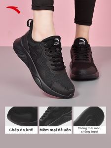 ANTA | Giày Đua Bộ Nữ Chống Thấm Nước Siêu Nhẹ Màu Đen