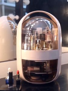 Rak Kosmetik Acrylic Putar 360 Derajat Rak Makeup Acrylic Rak Organizer Acrylic TOPC5012