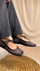 Sepatu Flat Wanita Flatshoes Jaring Mesh balet Fuotten Belle
