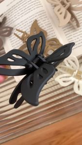 Jedai Rambut Kupu Kupu Fashion Daily Jepit Salon Aestetik Warna Soft Bahan Plastik Doff Premium Import