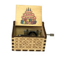 ธีมเพลงกล่องไม้ Hand Cranked Queen Jurassic Park Neverland Casket caja ดนตรีวันวาเลนไทน์วันเกิดวันหยุดของขวัญ. 