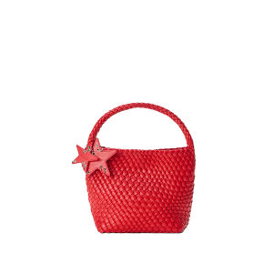 ECODAY | Small Champagne Weaved Tote Bag