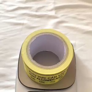 1 Cuộn băng keo cảnh báo Cáp ngầm điện lực Khu Vực Cắm Vào rộng 8cm-15cm dài 100 mét - Shop Út Lớn
