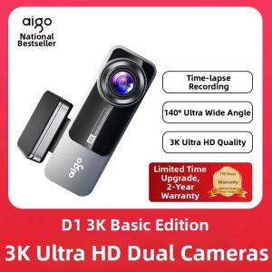 Aigo | 4K Ultra Clear Front and Rear Dual Camera 360 Panorama Car Dash Cam