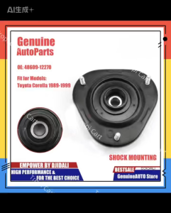 1 Piece Brand FRONT Shock Mount / Mounting Toyota Corolla 1989-1999 48609-12270 (ONE PIECE ONLY)