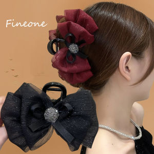 Fashion Hair Accessories Bow Hair Claw Fashion Crab Hair Clips Headwear Elegant Bow Hairgrips Girl Women
