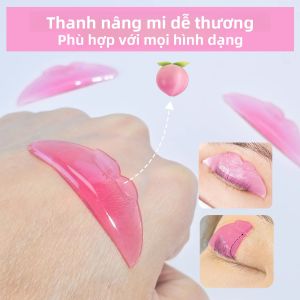 Miếng Silicon Uốn Mi PERMANIA L Curl Que Uốn Mi 3D Miếng Chắn Màu Hồng Dụng Cụ Nâng Mi Phụ Kiện Trang Điểm