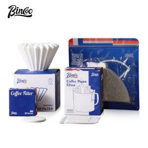 BINCOO Coffee Filter Paper for Coffee Dripper Moka Pot Filter Paper Universal Filter Paper for Espresso Machine