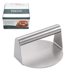Hamburger Press 304 Stainless Steel Non-Stick Meat Beef Grill Burger Press Patty Maker Hamburger Maker Kitchen Supplies