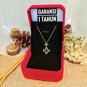Kalung Liontin Plus | Bahan Original Titanium Bukan Yang Campuran | Kalung Anti Karat & Tidak Bikin Alergi | Kalung Pria & Wanita
