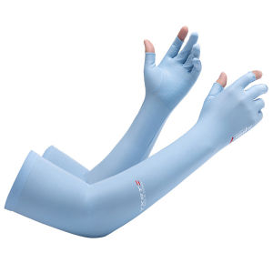 Summer Long Sleeves Anti-sunburn Driving Gloves Non Slip Outdoor Men Women Elastic Cycling Arm Cover Cool Hiking Hand Sleeves