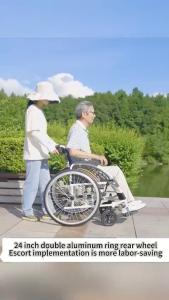 High-end Ultra-Lightweight Sports Wheelchair – 24 Inch Wheels High-Performance Design for Maximum Agility and Comfort