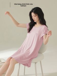 Đồ ngủ nữ MiiOW Cat Lady vải polyester in họa tiết không tay kiểu đơn giản