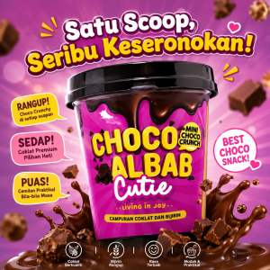 CHOCO ALBAB Cutie Mini Choco Crunch - Large Block Chocolate Snack - Living in Joy - Groceries > Snacks & Confectionery > Chocolate > Large Block Chocolate