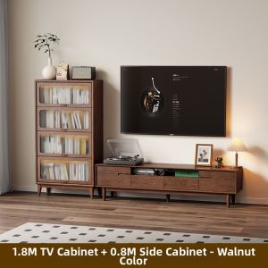 DONGMU | High Design Glass Door Wooden Storage Cabinet 60CM