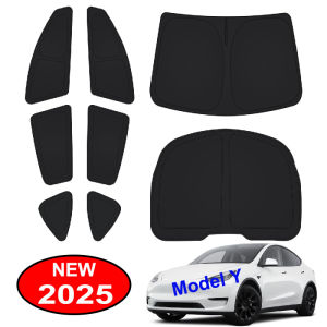for Tesla New Model Y 2025 Side Window SunShade Front Rear Windshield Shading Wild Camping Rest Privacy Protection Cover for Kid
