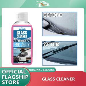 Rayhong Car Windshield Cleaner Spray 100ml Anti-freeze Coating Car Window Windshield Glass Water Spots Wax Oil Cleaning Auto Accessories 100ml Car Windshield Cleaner Anti-freeze Liquid Glass Water Windshield Deicer Spray Glass Freeze Remover for Coatings