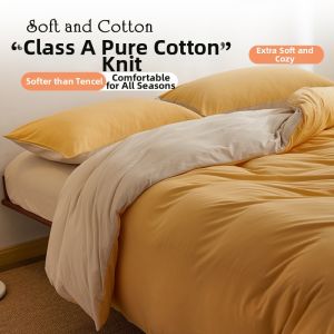 MINGSHA | Soft Comfort Pure Cotton 4-Piece Bedding Set