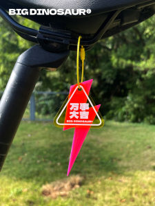 Reflective Cycling Pendant Mountain Bike Seat Small Ornament Bicycle Decorative Backpack Road Bike Night Ride Safety Warning