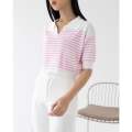 BL20923 Middle Stripe Oversize Knit Top. 
