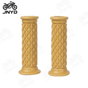 JNYD Vintage Cafe Racer 7/8" 22mm Motorcycle Handlebar Hand Grips for Honda Suzuki Yamaha Kawasaki CG125 CB400